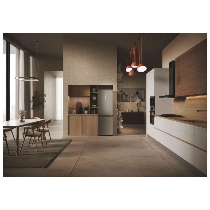 Haier HDPW3618DNPK Serie 3 Frigorifero Combinato 352 L 185 cm Classe D 35 dB No Frost Wi-Fi colore Inox
