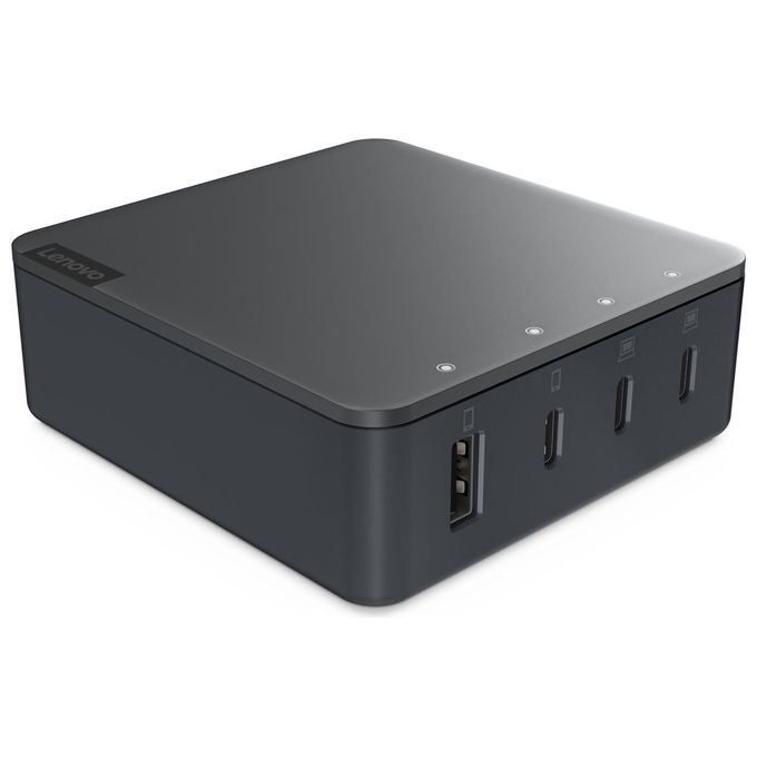 Lenovo G0A6130WEU Caricabatterie Multiporta 130 W 3 USB-C 1 USB-A colore Nero