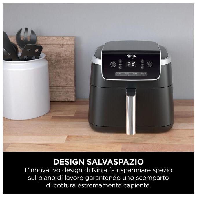 Ninja AF140EU Friggitrice ad aria 4,7 L 1750 W 4 programmi display LCD colore Nero