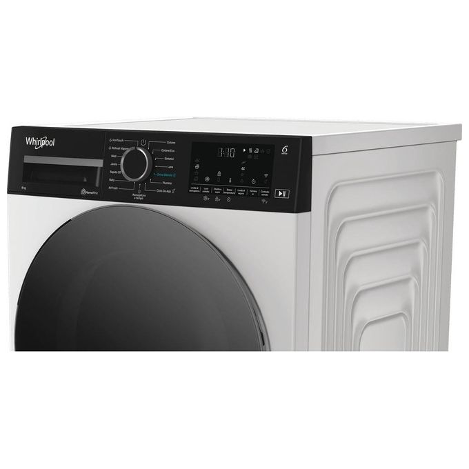 Whirlpool C WD 96M WBS IT Asciugatrice Pompa di Calore 9 Kg Classe A Wi-Fi Inverter 6° Senso (85x60x67 cm) colore Bianco