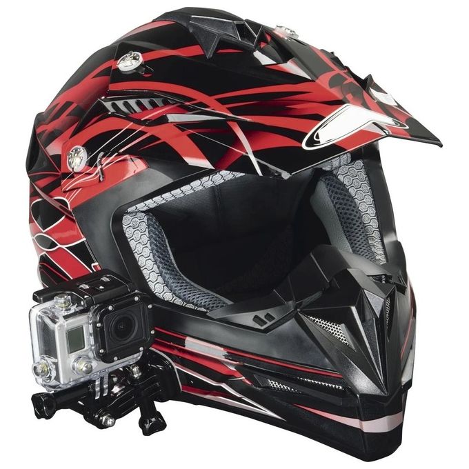 Hama Supporto Adesivo da Casco per GoPro Montaggio Laterale Nero