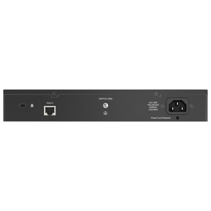 D-Link DSS-200G-10MPP Switch di Rete Gestito L2 10 Porte Gigabit Ethernet con 8 Porte PoE 90W 2 Slot SFP 242W Totale PoE 1U colore Nero Grigio