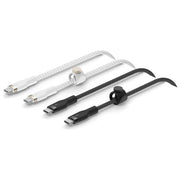Belkin CAB011BT1MBW2PK BoostCharge Pro Flex Cavo USB C a USB C 1 m 60 W con Certificazione USB IF 2 Pezzi colore Nero e Bianco
