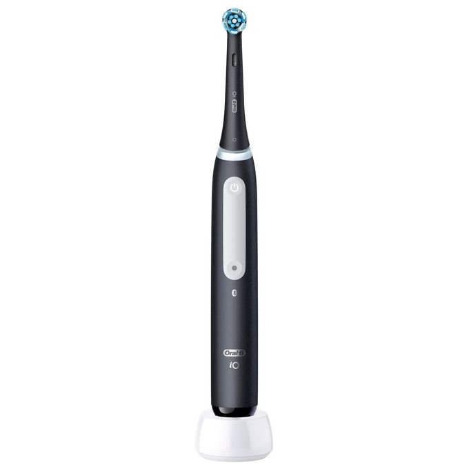 Oral-B iOSeries4 iO Series 4 Spazzolino Elettrico Tecnologia magnetica iO 4 modalita' Timer 2 minuti con valigetta da viaggio colore Nero