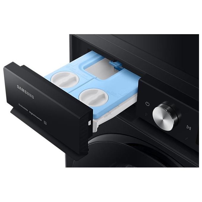 Samsung WW11DB7B94GBU3 BESPOKE AI Lavatrice Frontale 11 Kg 1400 rpm Classe A Ecodosatore Wi-Fi (85x60x60 cm) colore Nero