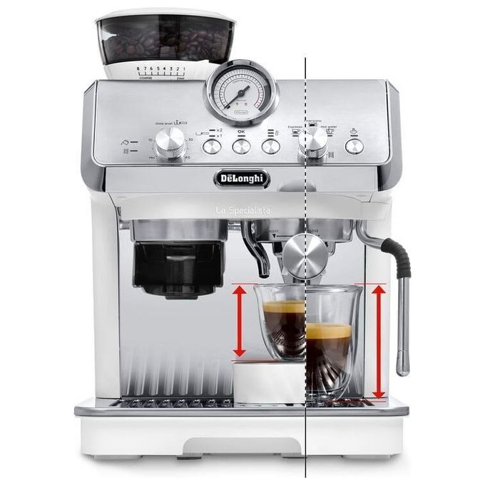 De'Longhi EC9155.W La Specialista Arte Macchina da caffe' Automatica Manuale 1,7 L 15 bar 1400 W Macinatore Integrato Montalatte colore Bianco