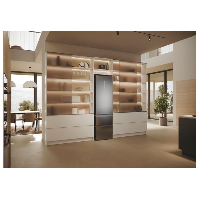 Haier HTW5620DNMG 3D 60 Serie 5 Frigorifero Combinato 414 L 205 cm Classe D 35 dB No Frost Wi-Fi colore Argento