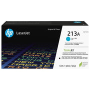 HP 213A Cartuccia Toner Originale Tecnologia Laser Resa 3000 Pagine colore Ciano