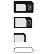 Cellular Line KIT_ di adattatori SIM per tutti i telefoni e i tablet