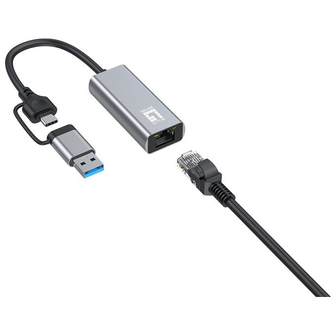 LevelOne USB-0423 Scheda di Rete e Adattatore Ethernet 2500 Mbit-s