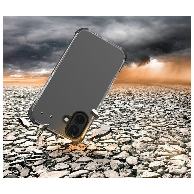 Cellular Line Cover per iPhone 16 Tetra Force Strong Guard Clear