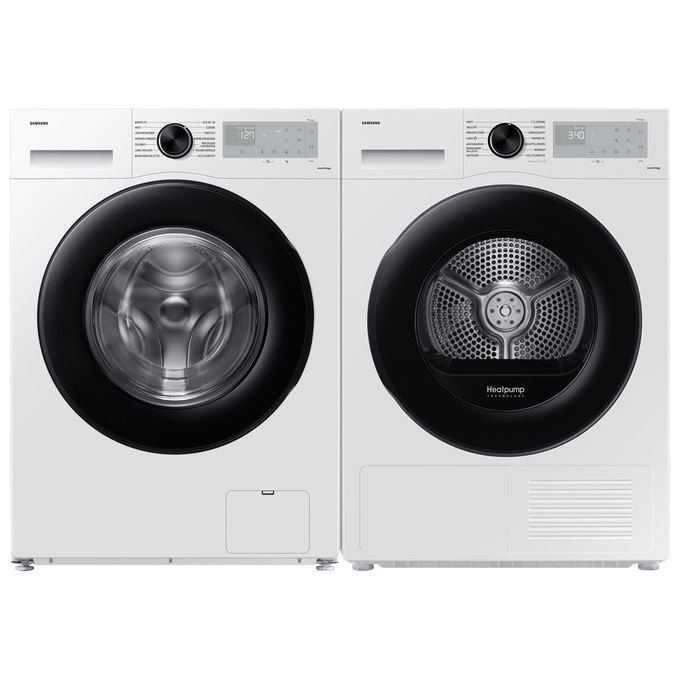 Samsung WW90CGC04DAHET - Lavatrice a carica frontale 9 kg, 1400 rpm, Classe A, Vapore, Wi-Fi, (85x60x55 cm), Bianco