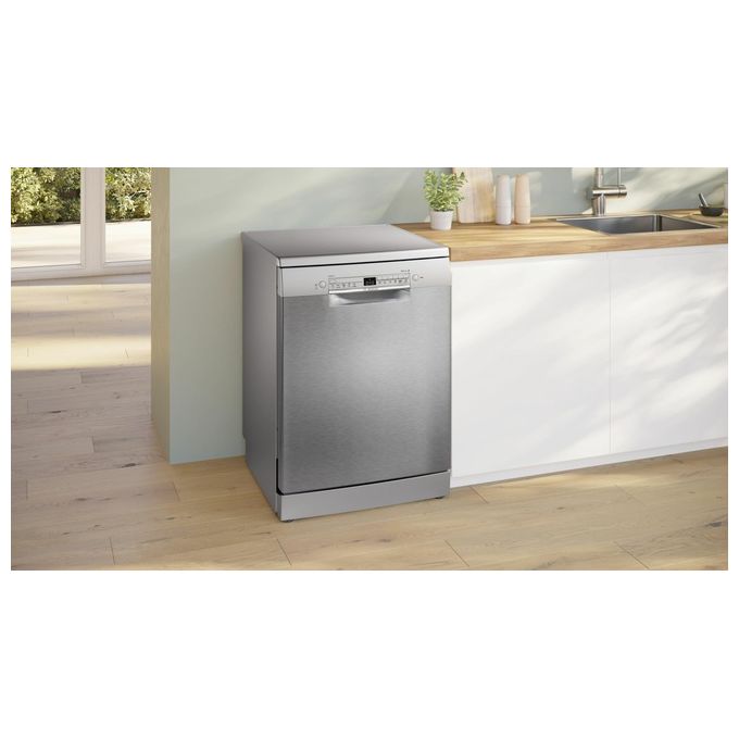 Bosch SMS2HTI02E Serie 2 Lavastoviglie a libera installazione 13 coperti Classe D 46 dB Home Connect (84.5x60x60 cm) colore Acciaio Inox