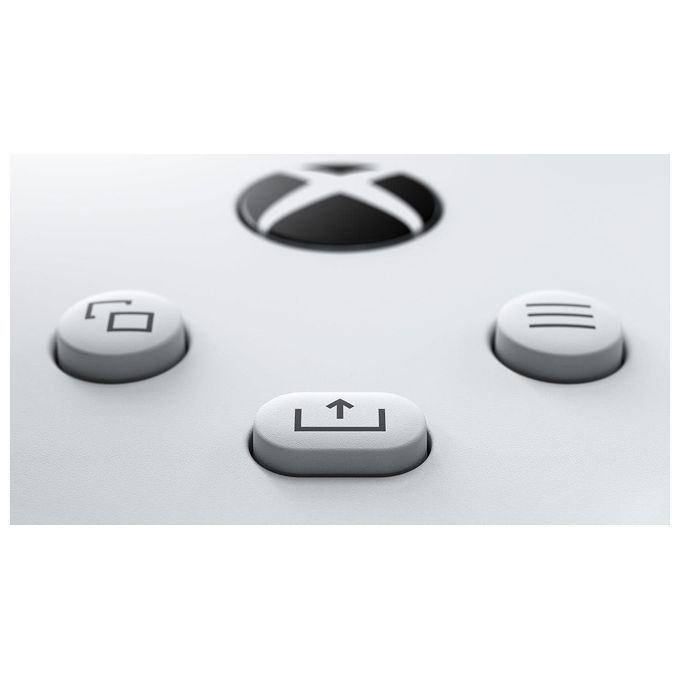 Microsoft QAS-00009 Xbox Wireless Controller Gamepad Analogico Digitale Bluetooth Xbox Series X S Xbox One PC Android iOS colore Bianco
