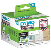 DYMO Etichette lw Durable Mutliuso 25x25 mm - Bianco - Permanente 850 Etichette x 2 Rotolo i