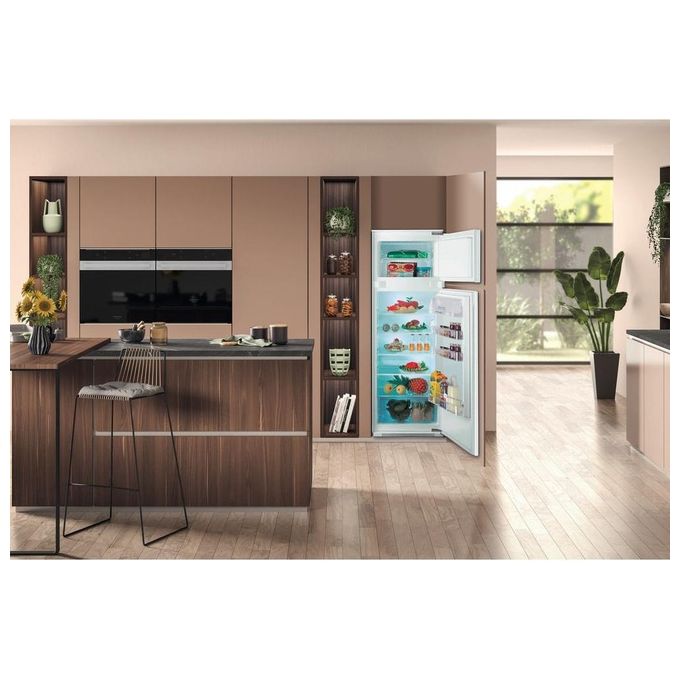 Hotpoint T 16 A2 D-HA 2 Frigorifero da Incasso Doppia Porta 239 L 157,6 cm Classe E 35 dB Statico Zona Fresca (54,5x54x157,6 cm) colore Grigio