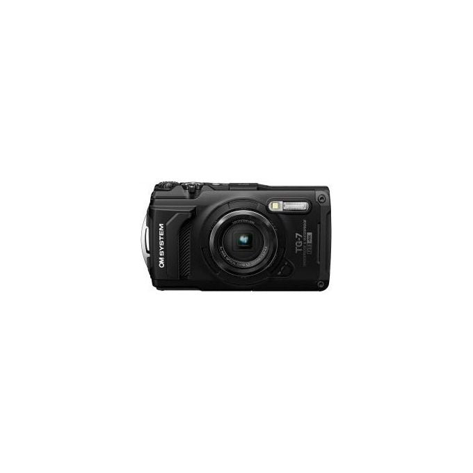OM Digital Solutions OMSTG7B Tough TG-7 Fotocamera Compatta 12.7 MP CMOS 4x Zoom Ottico 4K UHD Impermeabile fino a 15 m Resistente Urti e Gelo colore Nero
