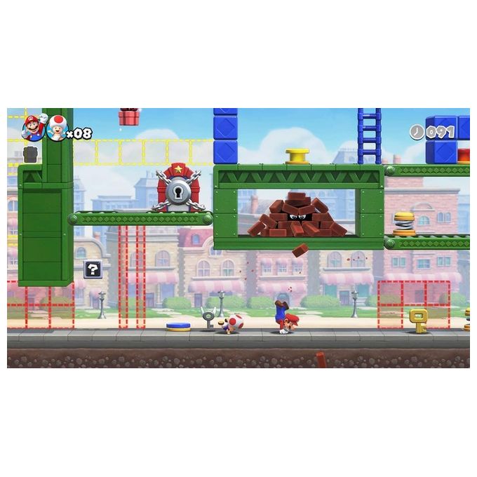 Nintendo 10011788 Mario vs. Donkey Kong Gioco per Nintendo Switch Edizione Standard Lingue ITA Inglese Francese Tedesco Spagnolo Olandese Giapponese Coreano colore Nero