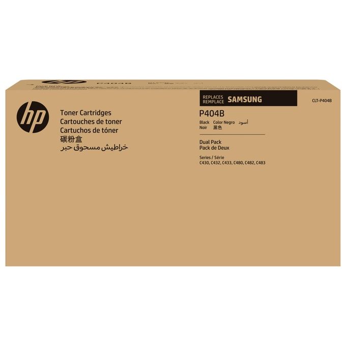 HP Samsung CLT-P404B Confezione da 2 nero originale cartuccia toner (SU364A)