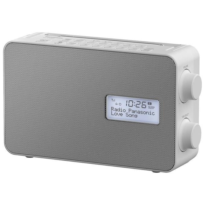 Panasonic RF-D30BTEG-W Radio Digitale DAB+ e Musica Wireless Bluetooth Bianco