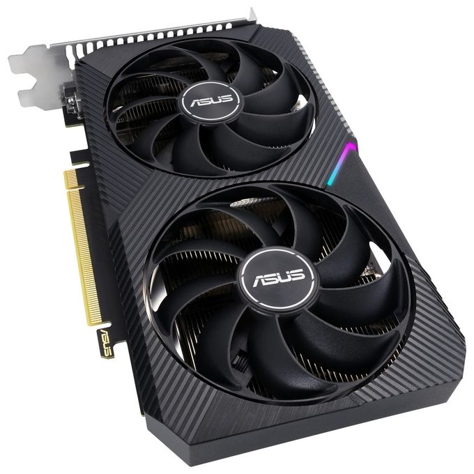 Asus DUAL-RTX3050-O8G-V2 Dual Scheda Grafica NVIDIA GeForce RTX 3050 8 GB GDDR6 128 bit 14 Gbps PCI Express 4.0 2560 CUDA OC Edition colore Nero