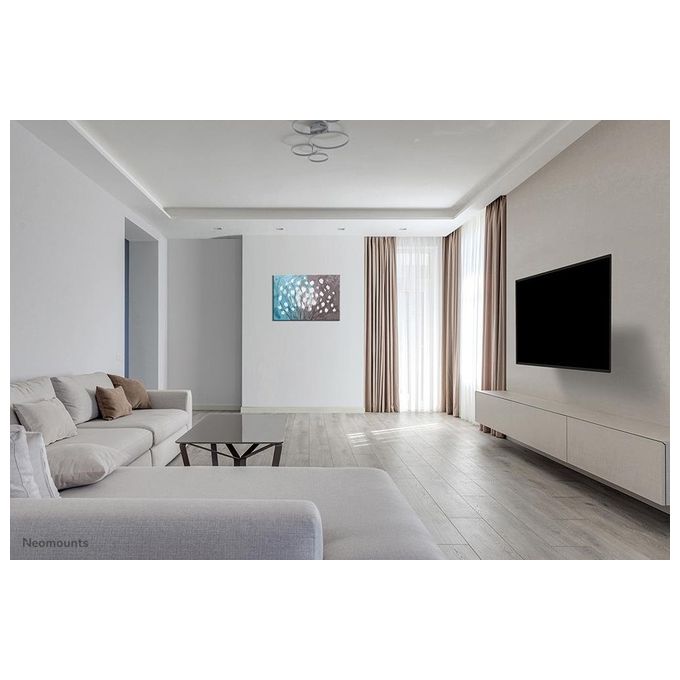 Neomounts WL40S-850BL14 Supporto TV a parete Full Motion 40-65'' 40 Kg VESA 100x100-400x400 Inclinazione -2°-+12° Rotazione 45° colore Nero