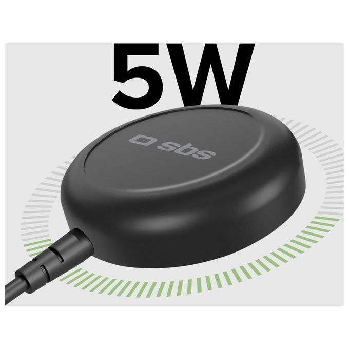 Sbs Caricatore Wireless per Samsung Watch Nero