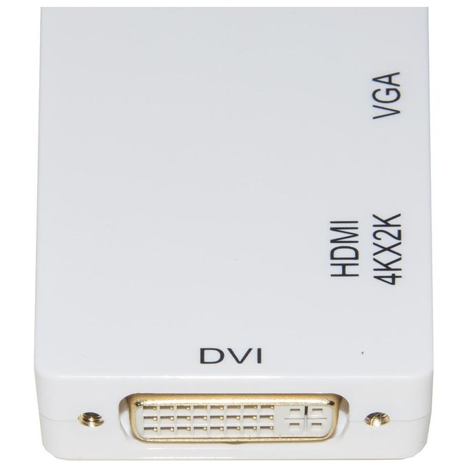 Link adattatore mini displayport maschio 1.2 a dvi+hdmi 4kx2k+vga femmina