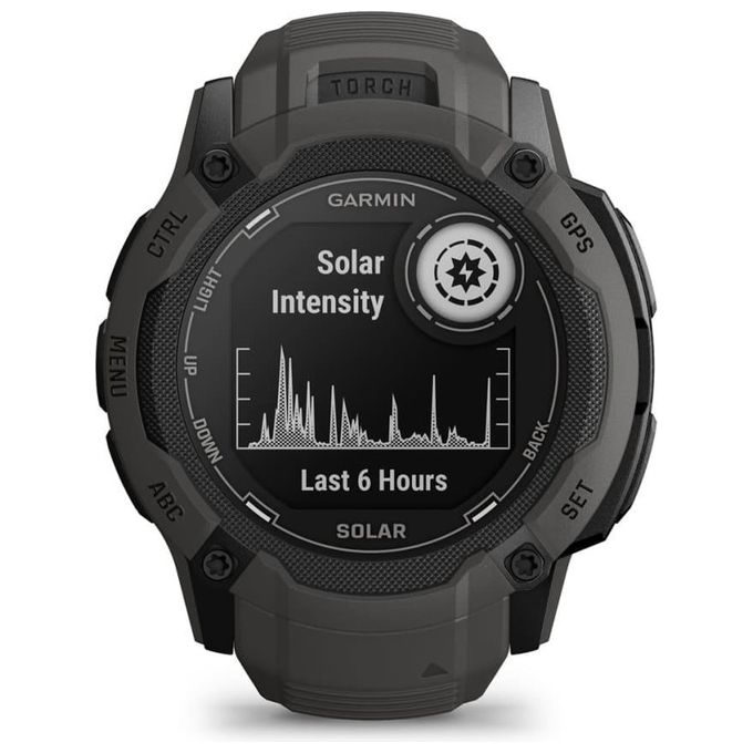 Garmin 010-02805-00 Instinct 2X Solar Orologio sportivo GPS Glonass Galileo Touch screen Solar 50 mm colore Grafite