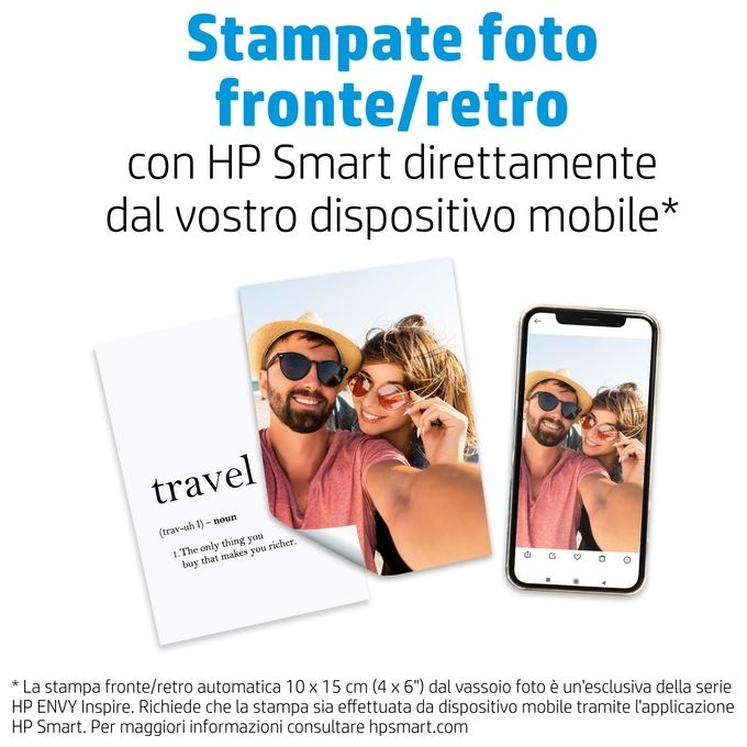 HP 7HF70A Carta Fotografica Bianco Opaco