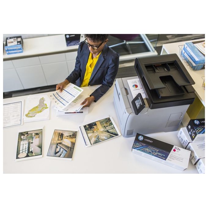 HP 312A Cyan originale LaserJet cartuccia toner ( CF381A ) per Color LaserJet Pro MFP M476dn, MFP M476dw, MFP M476nw