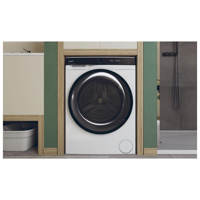 Candy BWS6106B8-S ProWashandDry 700 Lavasciuga 10-6 Kg 1600 rpm Classe A Motore Inverter Vapore Wi-Fi (85x60x61 cm) colore Bianco
