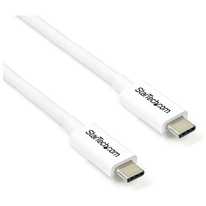Startech Cavo Thunderbolt 3 Bianco da 2mt Compatibile Displayport