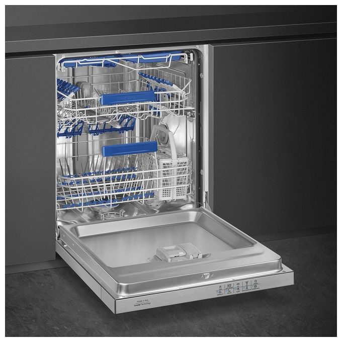Smeg LSP324BQX Universale Lavastoviglie Sottopiano 14 coperti Classe B 42 dB 11 programmi (82x60x57 cm) colore Acciaio Inox