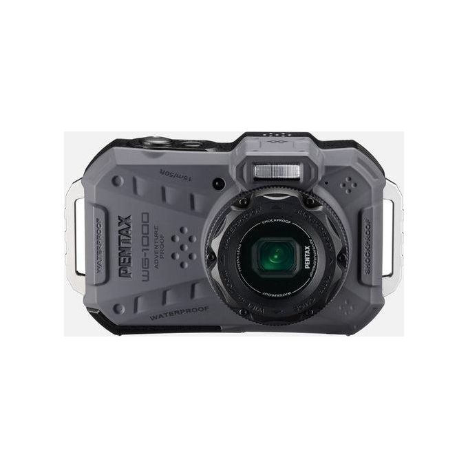 Pentax 02154 WG-1000 Fotocamera per Sport d'Azione 16.35 MP CMOS Full HD 4x Zoom Ottico 2.7'' TFT colore Grigio