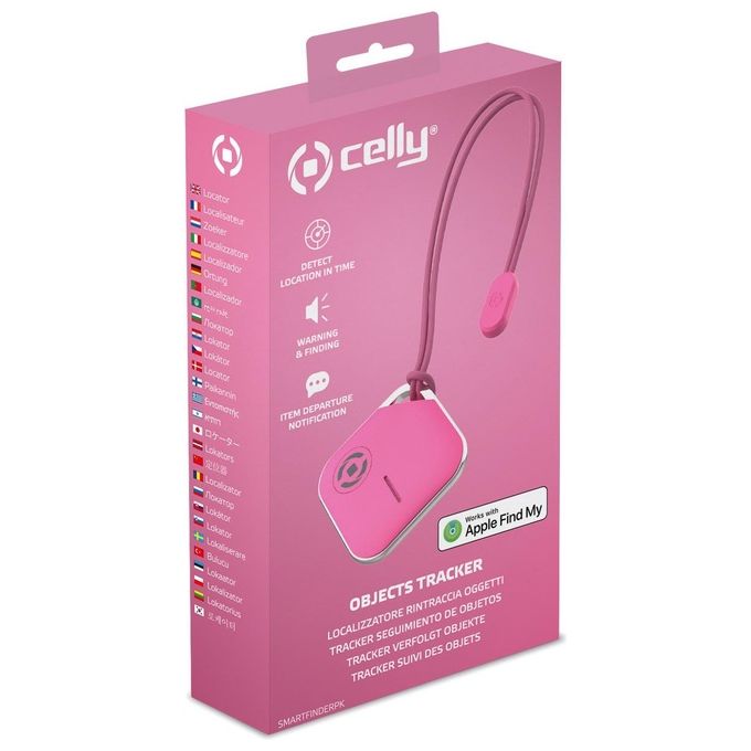 Localizzatore Rintraccia Oggetti Celly Rosa