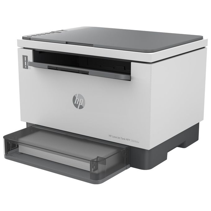 HP 381V0A LaserJet Tank 2604dw Stampante Multifunzione Laser Mono A4 22 ppm Wi-Fi Fronte Retro 250 fogli colore Grigio