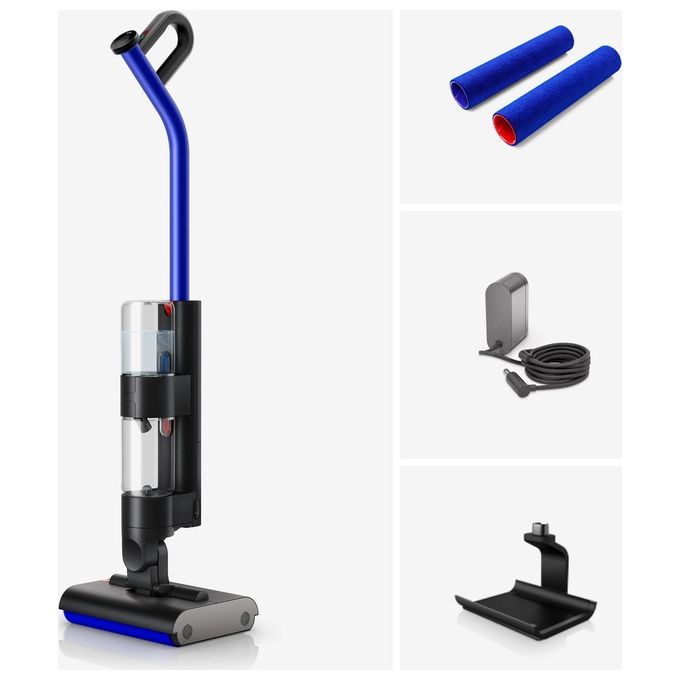 Dyson WR01 Wash G1 Aspirapolvere Lavapavimenti a Batteria Senza Sacco 1 L autonomia 35 min display LCD colore Nero Blu