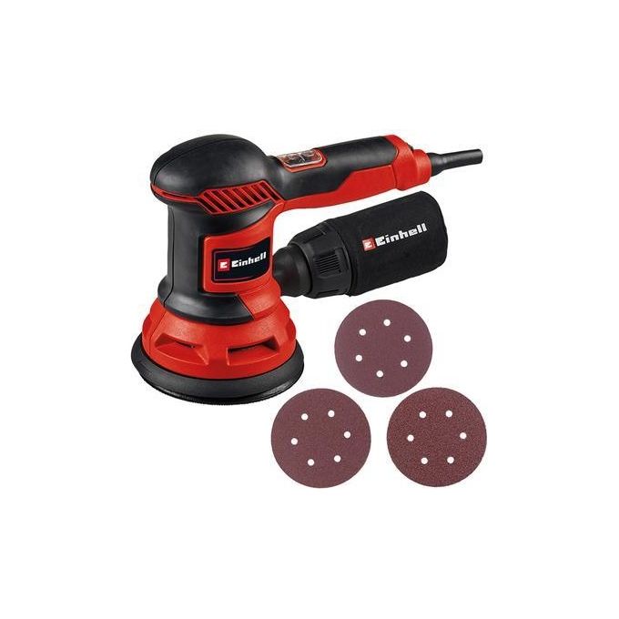 Einhell 4462005 TC-RS 425 E Levigatrice Rotorbitale 425W 125 mm 26000 OPM 6 velocita' colore Rosso