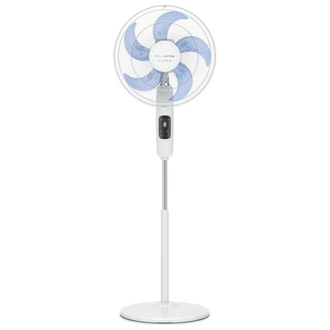 Rowenta VU5450 Turbo Silence Ventilatore a Piantana 8 Velocita' 35 dB 32 W Telecomando Timer colore Bianco