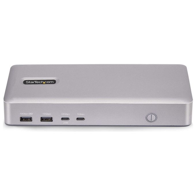 StarTech.com 155UE-USB4-DOCK Docking Station USB4 Doppio Monitor HDMI 4K 120Hz 8K 6x USB 2.5GbE 100W PD colore Argento