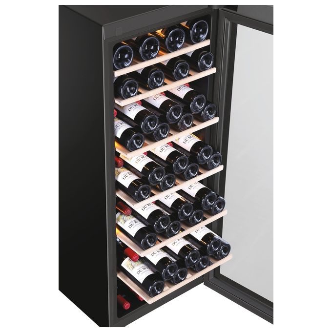 Haier HWS84GA Wine Bank 50 Serie 5 Cantinetta Vino con Compressore 84 bottiglie 1 zona 149 kWh Classe G 37 dB colore Nero