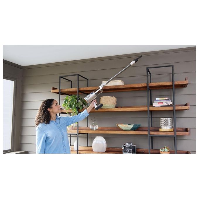 Shark BU3521EU Floor Detect Aspirapolvere a Bastone 2 in 1 Ciclonico Senza Sacchetto 240W 40 min 84 dB colore Blu Bianco