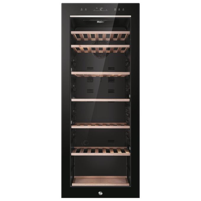Haier HWS84GA Wine Bank 50 Serie 5 Cantinetta Vino con Compressore 84 bottiglie 1 zona 149 kWh Classe G 37 dB colore Nero