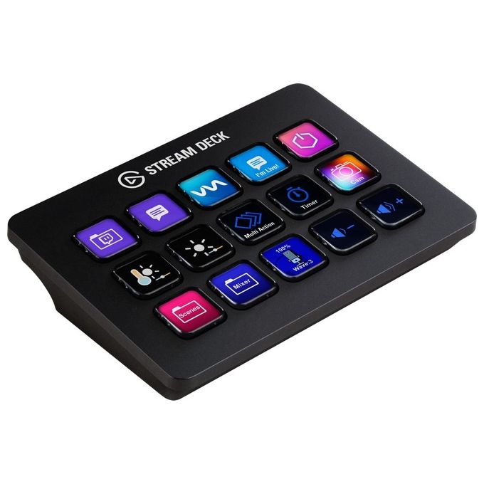 Elgato 10GBA9901 Stream Deck MK.2 Controller da Studio 15 Tasti LCD Programmabili USB colore Nero
