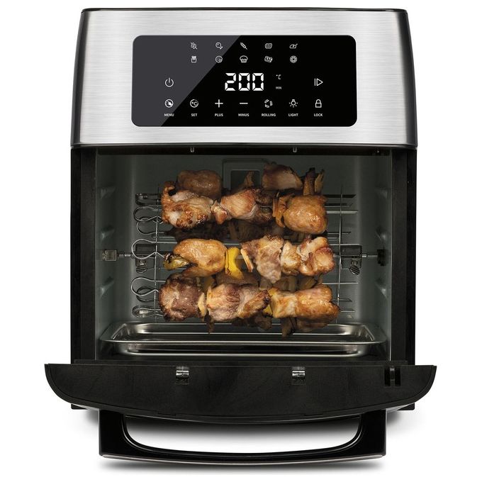 G3 Ferrari G1018200 Friggisano EVO Friggitrice ad aria 15 L 1700W 10 programmi Display digitale colore Nero