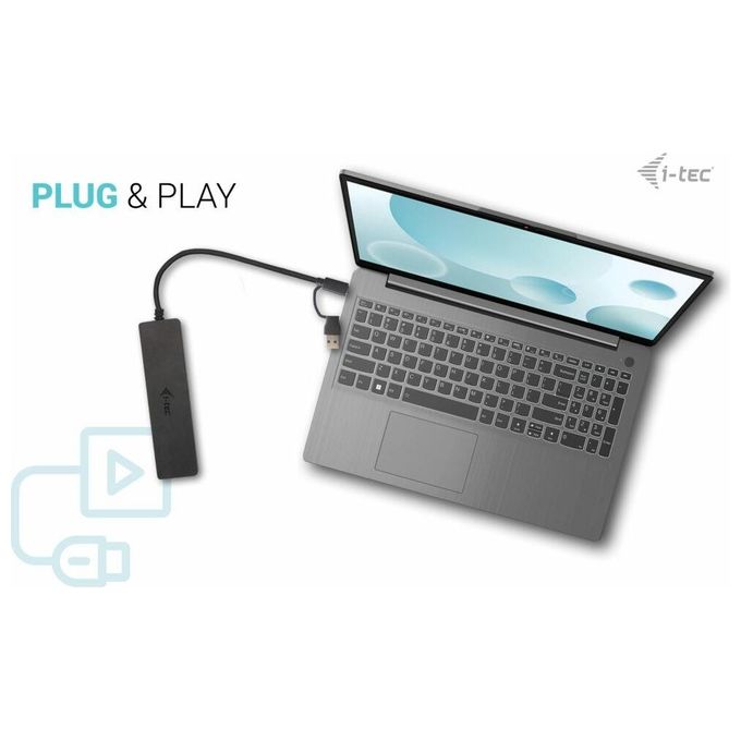 I-Tec Metal Usb-C Hub 2x Uusb 3.0 + 2x Usb-C
