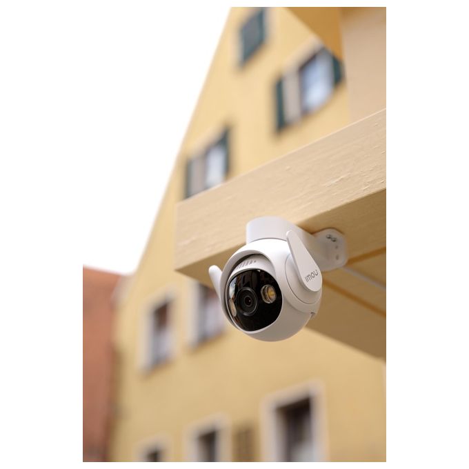 Imou IPC-GS7EP-3M0WE-IMOU Cruiser 2 Telecamera IP PTZ da Esterno 2K 3MP Wi-Fi 6 Visione Notturna Full Color IP66 colore Bianco