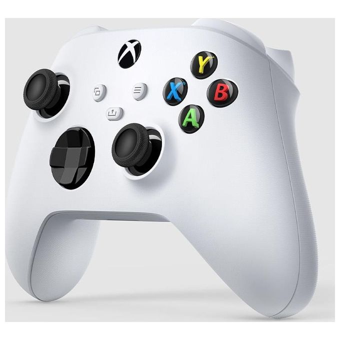 Microsoft QAS-00009 Xbox Wireless Controller Gamepad Analogico Digitale Bluetooth Xbox Series X S Xbox One PC Android iOS colore Bianco