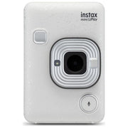 Fujifilm LIPAY2 Instax Mini LiPlay Fotocamera Istantanea Ibrida con Stampa da Smartphone Controllo Remoto Bluetooth Funzione Sound Registrazione Audio 10s con QR Code colore Bianco